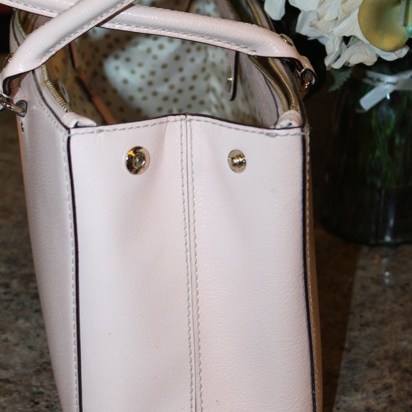 Kate Spade New York large pink leather tote with compartements EUC - Picture 11 of 16